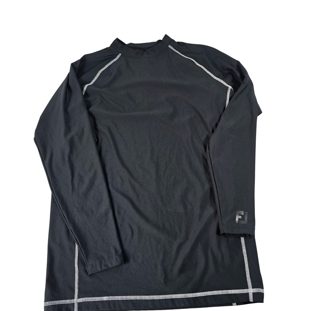 FootJoy Mens Thermal Base Layer Long Sleeve Shirt Black Large 14203
